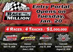 Winged Sprints in April Here in First  Leg of Million Dollars