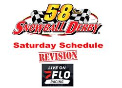 Revison #2 For Saturday Afternoon; Outlaws moved to Monday.