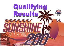 Dustin Smith On Pole For Sunshine State 200 at 1pm