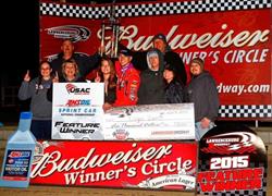 Jarrett Knocks Off First USAC Win