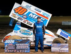 Moore Masters Victory with POWRi 410 Outlaw Sprint