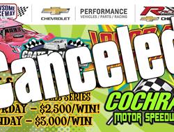 Weather Forecast Dooms Cochran’s Doubleheader Week