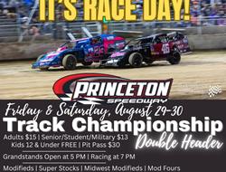 It's RACE DAY - Track Championship Double Header -