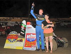 It's all Sherrell at Creek County Speedway