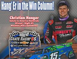Hanger Leads Every Lap for $2,000 at Moulton