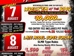 Weekly racing, and now $2,000.00-to-win Late Model