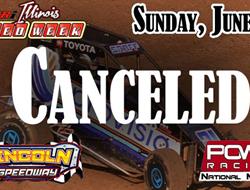Lincoln Speedway POWRi Midget Speedweek Event Canc