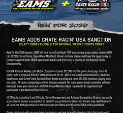 EAMS Adds CRUSA Sanctioning, National Points Races, to Select Div
