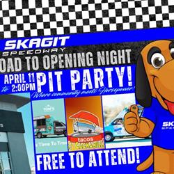 ROAD TO OPENING NIGHT PIT PARTY! WHERE COMMUNITY MEETS HORSEPOWER