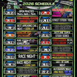 2026 Schedule Released