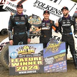 YUNG MONEY MATINEE: Kyle Larson Lands High Limit Racing Opener at East Bay Raceway Park