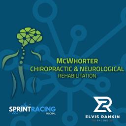 ELVIS RANKIN RACING PARTNERS WITH MCWHORTER CHIROPRACTIC & NEUROLOGICAL REHABILITATION