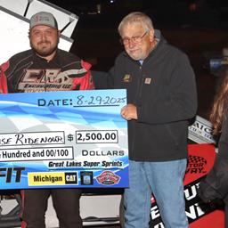 Riding High! GLSS Champion, Ridenour Snaps Five Year Winless Streak at Tri City Friday