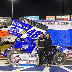 Crockett Captures Texas Throwback Finale at Texas Motor Speedway Dirt Track