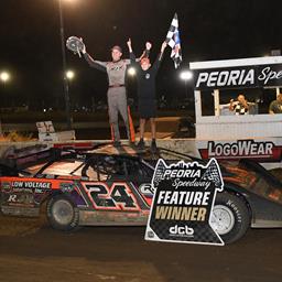 Peoria Speedway (Peoria, IL) – Illinois State Championship – September 27th, 2025. (Todd Healy photo)