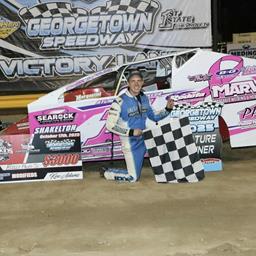 Billy Pauch Jr. Passes Overheated Jordan Watson for Bobby Wilkins Memorial, Sherby takes 602 Sportsman, Davis RUSH Late Model Winner