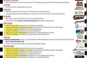 May 2, 2026 Race Day Information!