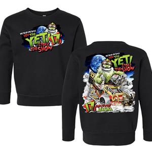 Straight Outta Whoville Toddler Sweatshirt- Black