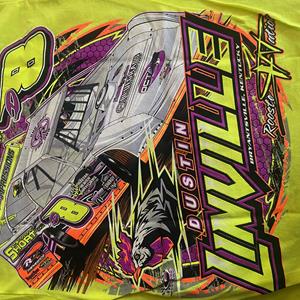 2024 Dustin Linville Yellow Car Design T-Shirt