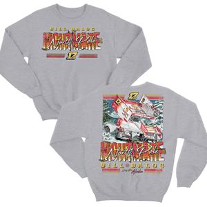 Retro North Woods Crewneck Sweatshirt - Grey Heather