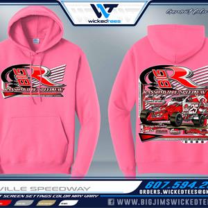 2025 Ransomville Speedway Pink Hoodie