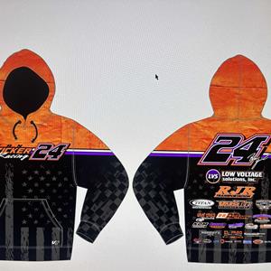 2024 Orange Sublimated Hoodie