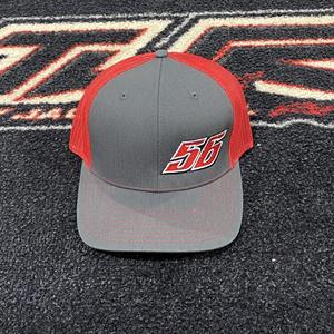 2023 Grey/Red 56 Snapback
