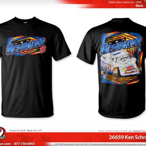 2025 Ken Schrader Black T-Shirt