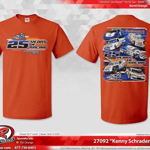 Burnt Orange Federated 25th Anniversary T-Shirts