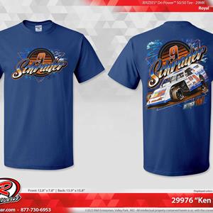 2026 Royal Blue Schrader 9 T-Shirt