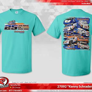 Scuba Blue 25th Anniversary Federated T-Shirt
