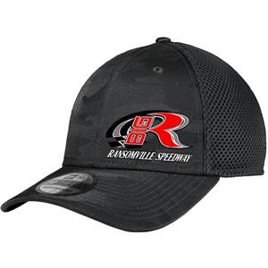 Ransomville Speedway Black Camo Hat