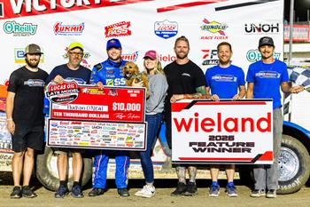 O’Neal Captures High Bank Heist Opener at Eagle Raceway