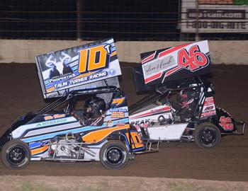 Talin Turner #10T and Peyton White #46