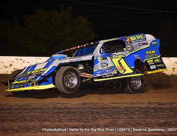 Beatrice Speedway (Beatrice, NE) – United States Modified Touring Series (USMTS) – Battle by the Big Blue – August 7th, 2024. (Todd Boyd photo)