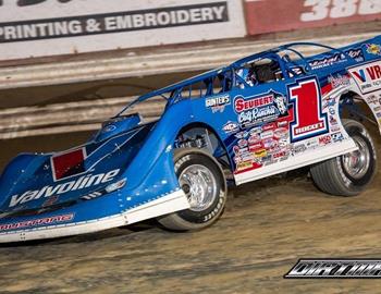 Brandon Sheppard raced to his first Speedweeks victory of the season on Thursday night at Florida’s All-Tech Raceway. The Lucas Oil Late Model Dirt Series victory was worth $10,000.