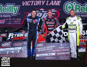 Fairbury Speedway (Fairbury, IL) – MARS Late Model Championship Series – Triple Down Shootout – August 31st, 2024. (Josh James photo)