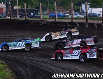 Lincoln Speedway (Lincoln, IL) – Castrol FloRacing Night in America – May 12th, 2022. (Josh James Artwork)