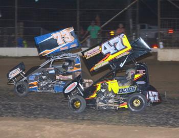 Samuel Wagner #73J and Tyler Rennison #47R