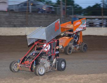 Roger Newcomer #80R and Chris Brown #20C