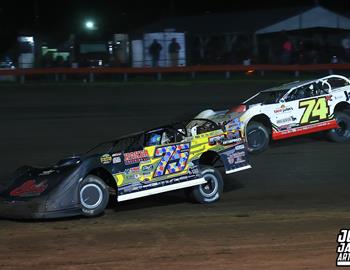 Farmer City Raceway (Farmer City, IL) – World of Outlaws Late Model Series – Illini 100 – April 10-11, 2026. (Josh James Artwork)