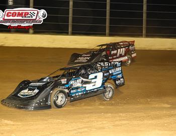 Outlaw Motor Speedway (Oktaha, OK) – COMP Cams Super Dirt Series – August 9, 2024. (Turn 3 images photo)