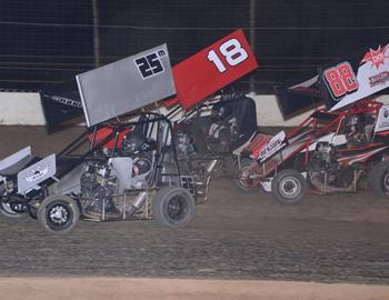 Dustin March #25M, Stanley Kreisel #18 and Garrett Hulsey #88G