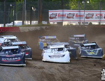 Highland Speedway (Highland, IL) – Midwest Auto Racing Series (MARS) Late Model Championship – May 17, 2025. (Josh James Artwork photo)