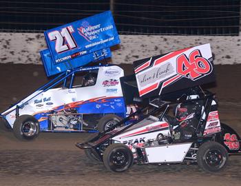 Peyton White #46 and Levi Hinck #21H