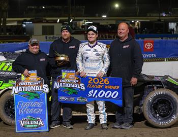 Volusia Speedway Park (De Leon Springs, FL) – DIRTcar Nationals – February 2nd-7th, 2026.