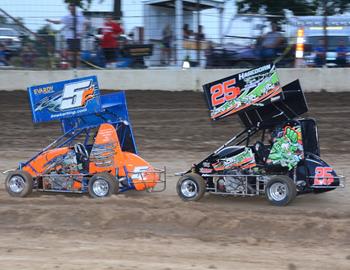 Freddy Rowland #5F and Chevy Boyer #25B
