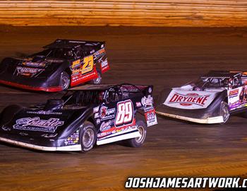 Volunteer Speedway (Bulls Gap, TN) – Kyle Larson Presents Late Model Challenge powered by Tezos – April 14th, 2022. (Josh James Artwork)