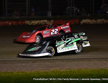 Lakeside Speedway (Kansas City, KS) – Lucas Oil Midwest LateModel Racing Association – September 2nd, 2022. (Todd Boyd photo)