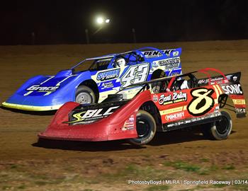Springfield Raceway (Springfield, MO) — Midwest Late Model Racing Association — March Madness — March 13-14, 2026. (Todd Boyd photo)